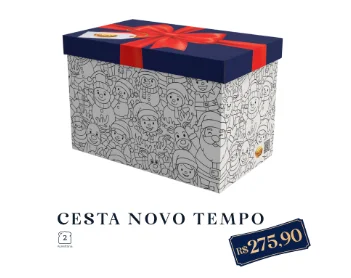 15 - Cesta de Natal para empresas novo tempo.