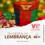 1 Cesta de natal para funcionários Lembrança