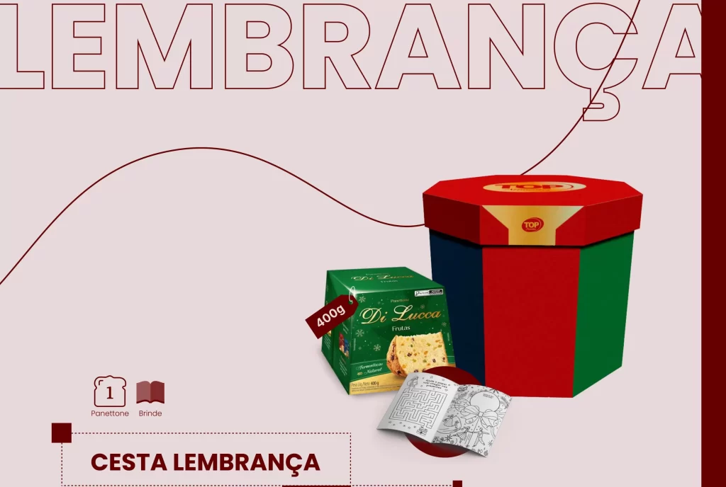 Cesta de Natal para funcionários